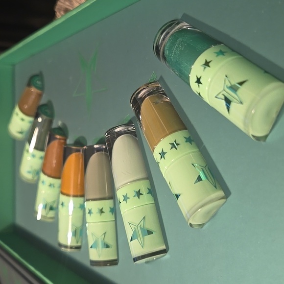 Jeffree Star-NWT-Cosmetics "Money Honey" Liquid Lipstick Mini Green Bundle - Picture 17 of 17